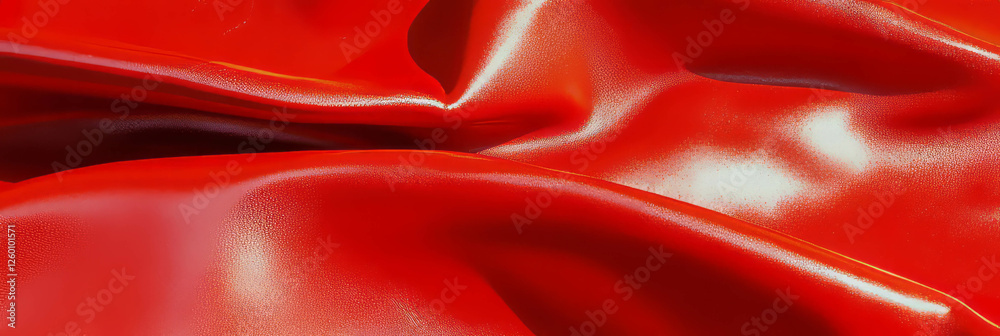 Poster luxurious red leather with fine grain and subtle texture for elegant backgrounds