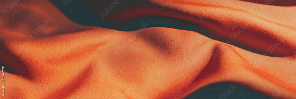 Aufkleber rust brown suede texture showcasing intricate folds and shadows in soft lighting