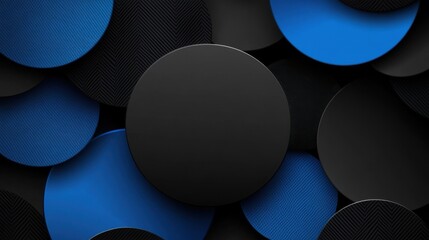 Stylish Blue background with minimalistic patterns for design, featuring white space in the center for text. Ideal for chic banners and abstract wallpapers.