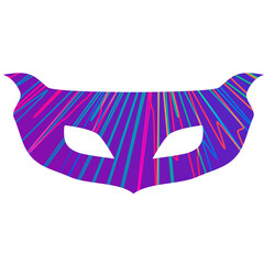 Carnival mask colorful style for party