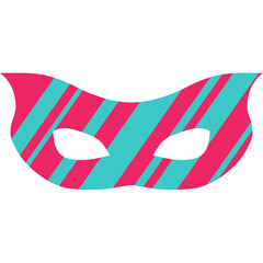 Carnival mask colorful style for party