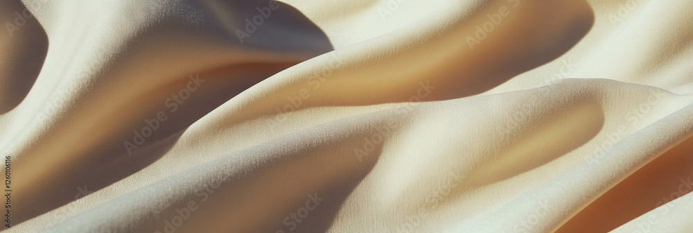 Poster soft beige suede texture with fine nap and warm light effects for design applications