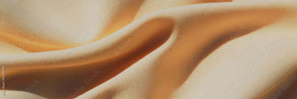 Poster soft beige suede texture with fine nap and warm light casting gentle shadows