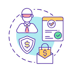 fraud prevention icon, fraud prevention vector illustration-simple illustration of fraud prevention, perfect for fraud prevention logos and icons