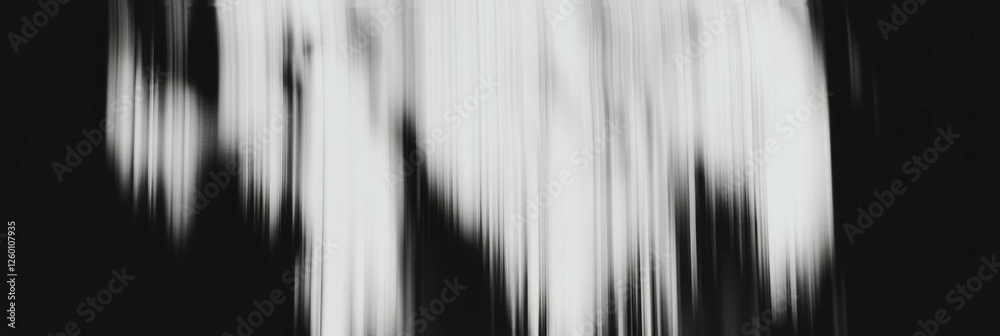 Poster Soft white abstract linear pattern with textured finish creating a minimalist aesthetic