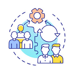 team collaboration icon, team collaboration vector illustration-simple illustration of team collaboration, perfect for team collaboration logos and icons