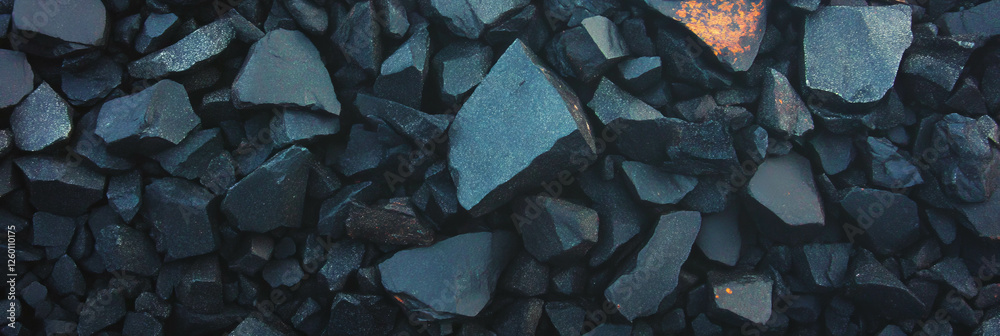 Poster Exploring the unique texture of black sand and fine ash with a smooth finish