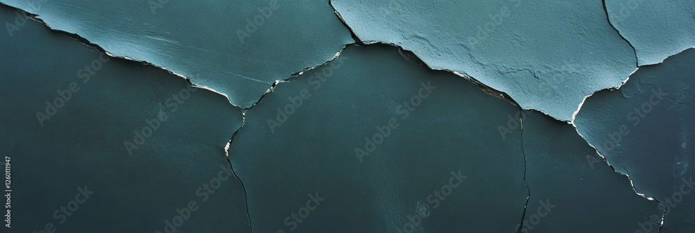 Poster cracked black wall texture showcasing unique patterns and subtle grey enhancements