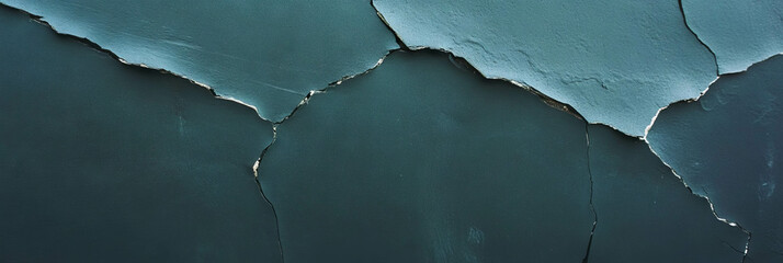 Cracked black wall texture showcasing unique patterns and subtle grey enhancements