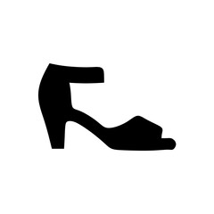 vector illustration of a female shoe