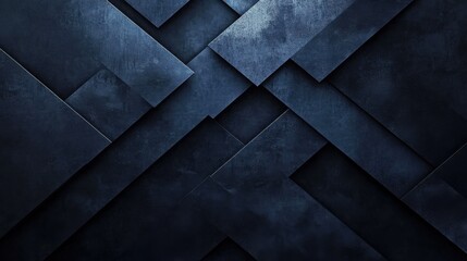 Trendy Blue background with futuristic motifs. Featuring white space in the center for text. Modern dark wallpaper ideal for design and banners. Simple geometric modern wallpaper.