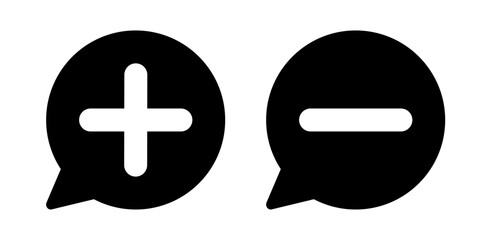 Obraz premium Reaction icon. Review icon set.