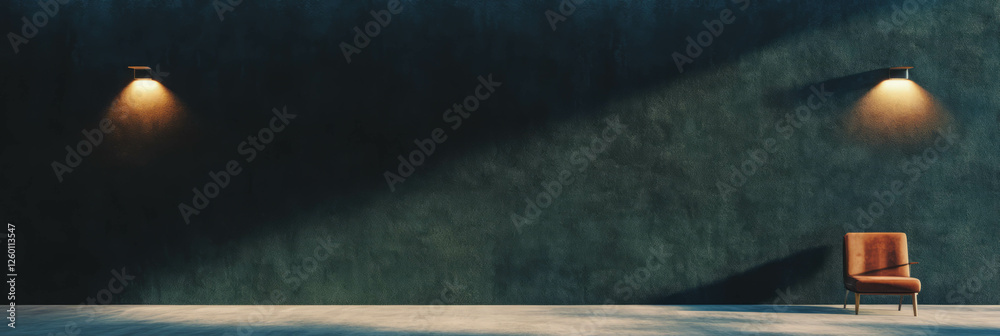 Aufkleber Black wall texture with subtle grunge patterns and soft lighting creates an artistic atmosphere