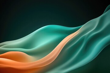 Flowing waves of vibrant colors create mesmerizing, ethereal atm