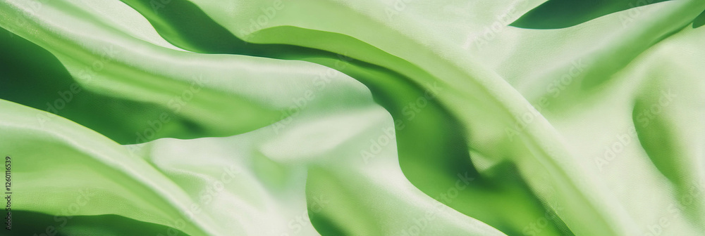 Poster bright green texture with smooth surface from a top view perspective highlighting vibrant color