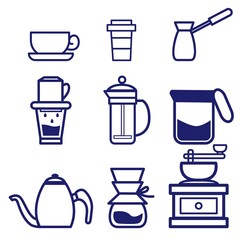 Coffee icon vector.Eps 10. Vector illustration.