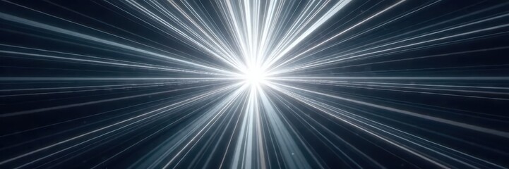 Fototapeta premium Abstract gray radiation pattern, radiating lines in various shades , atmospheric, physics, energy