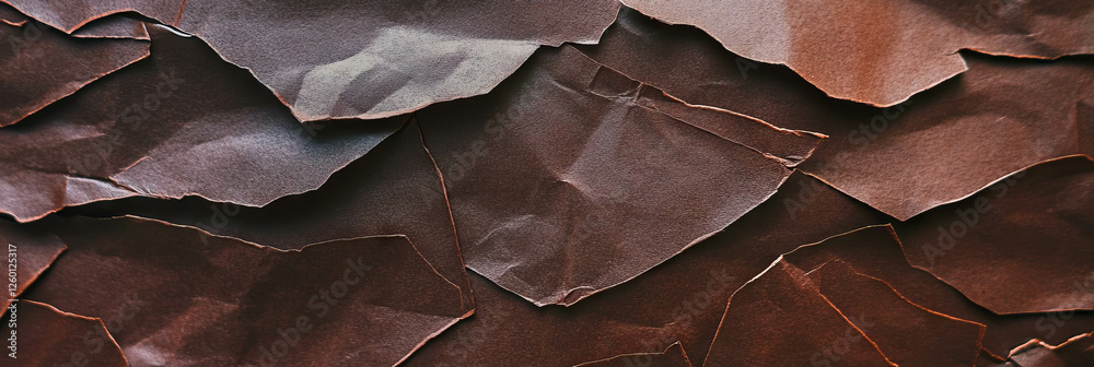 Poster dark brown paper texture with coarse crisscross pattern and uneven surface details