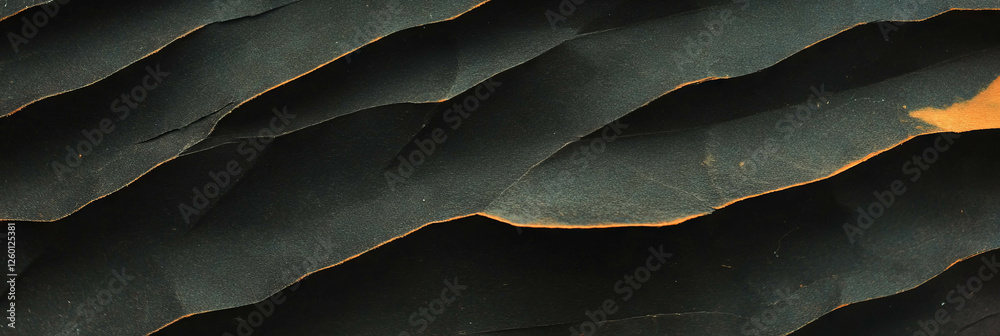 Poster Texture of dark brown paper featuring a coarse diagonal pattern and uneven surface