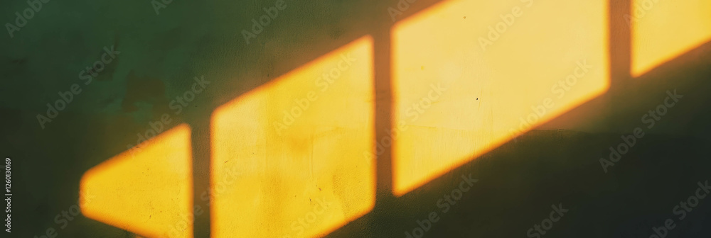 Poster subtle grunge texture of deep pastel yellow wall with dark shadow patterns