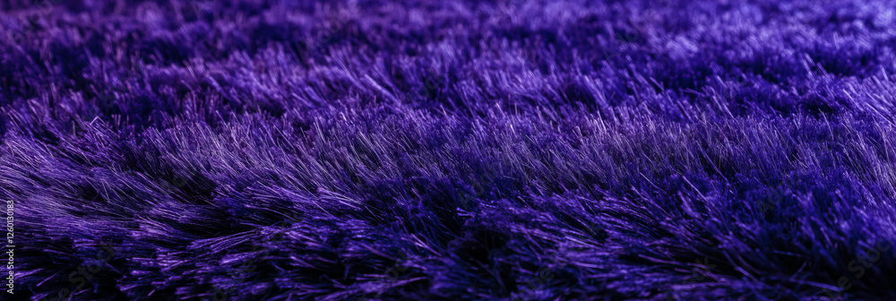 Poster deep purple carpet texture showcasing dense cut and loop design with varied pile heights