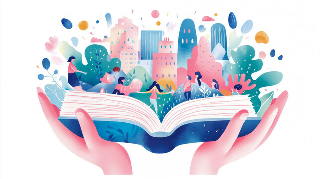 World in a Book: The power of stories to create new worlds and share collective experiences, print for education, learning, reading initiatives