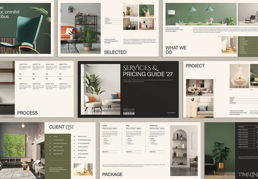 Services and Pricing Guide Presentation Template