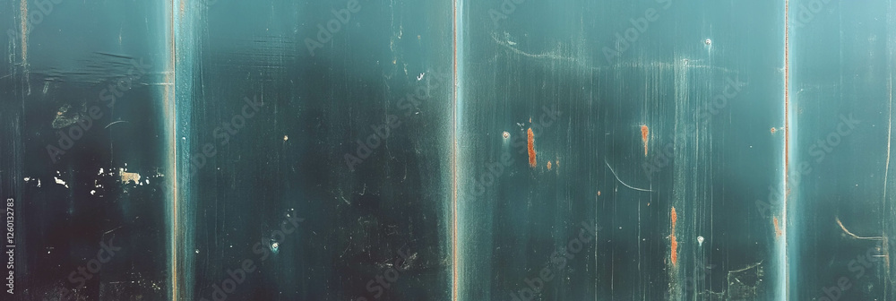 Aufkleber Dusty film texture with vertical scratches in soft lighting creating a nostalgic atmosphere