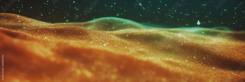Poster Coarse grain dust particles create a textured surface with high reflectivity and unique shapes