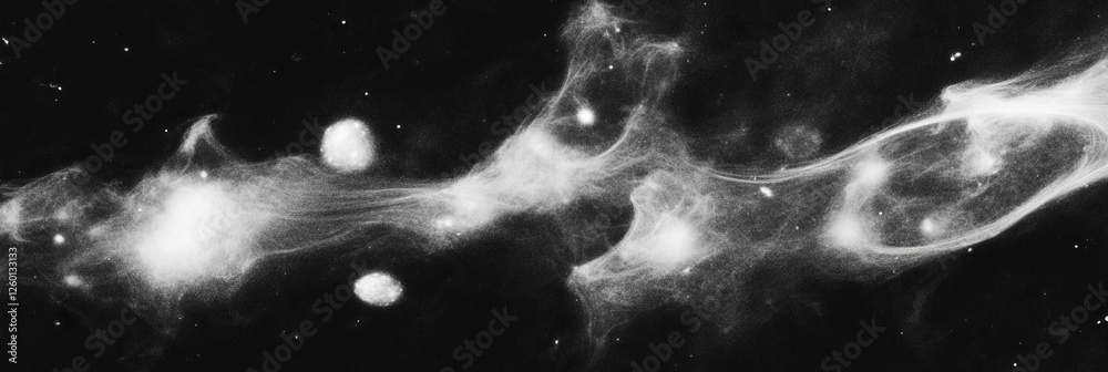 Aufkleber Visual exploration of dusty film texture with varied particle shapes and reflectivity