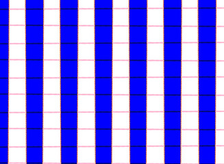 The background is a woven fabric pattern tied together in white,blue and red a seamless pattern.