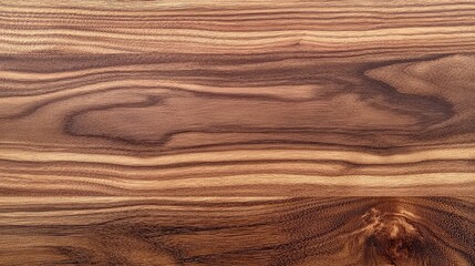 Fototapeta premium A smooth, polished wooden background with a deep walnut brown finish, perfect for minimalist compositions.