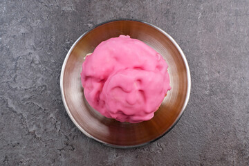 Kue Soes or Choux Pastry Cream Puffs filled with chocolate or vanilla whipped cream
