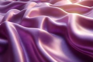 Obraz premium Luxurious Pink Satin Fabric Waves for Elegant Design and Decor Concepts