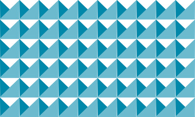 Obraz premium Two tone green blue and white seamless triangle pattern with triangles, seamless abstract geometric pattern repeat style. replete image design for fabric printing, diamond horizontal line pattern 