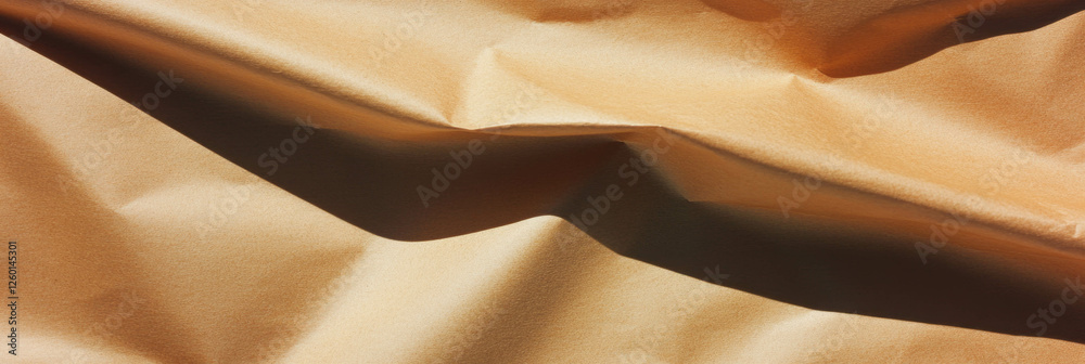 Poster light brown kraft paper texture showcasing visible fibers and smooth surface for crafts