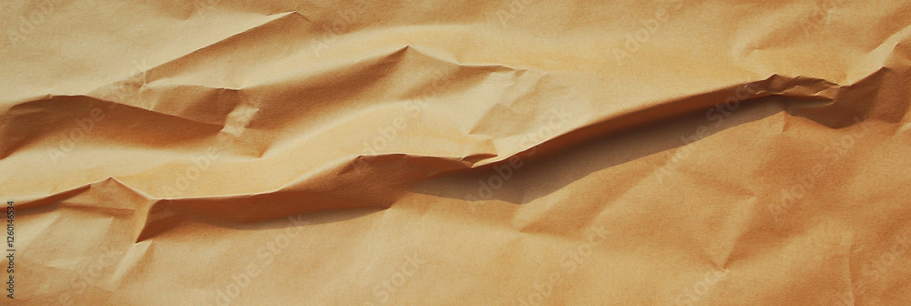 Poster texture of light brown paper with subtle watermark and fine wrinkles creating an organic feel