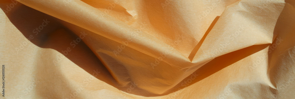 Poster textured light tan packing paper with a smooth surface and subtle sheen