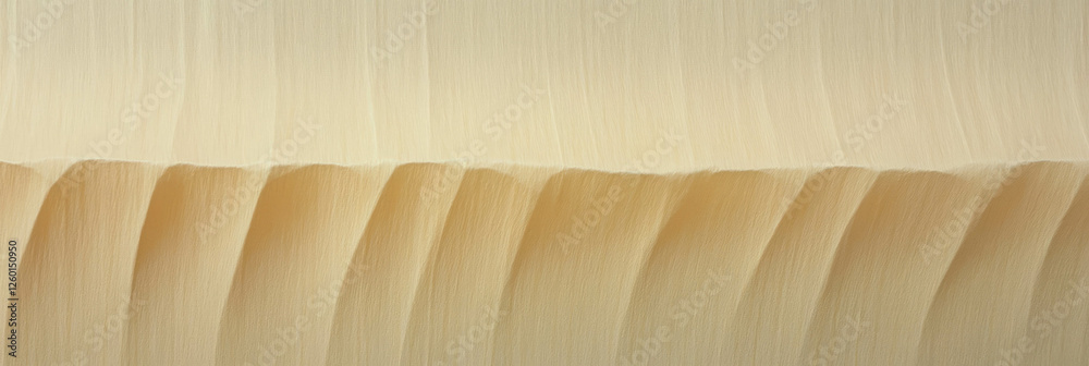 Poster texture of light tan paper featuring fine vertical wavy grain and smooth finish
