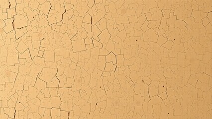Cracked paint texture on a gold surface. The cracks form a complex pattern across the entire image.