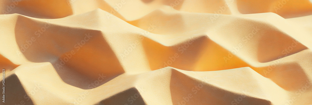 Aufkleber Light yellow cone wafer texture with fine triangles and subtle surface details