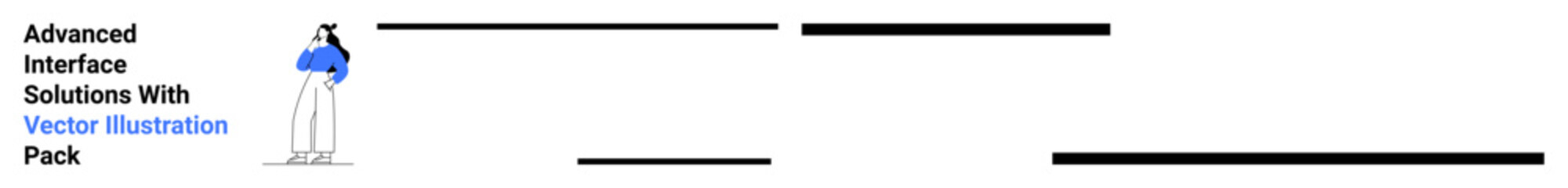 Person wearing blue top analyzing or presenting abstract interface design with horizontal lines. Ideal for UX design, creativity, digital platforms, consulting, business strategy, innovation