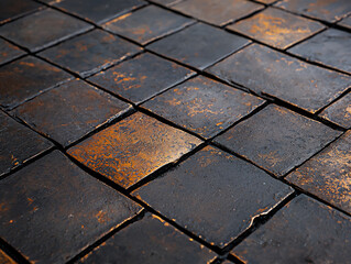  textured iron with deep rust and pitting