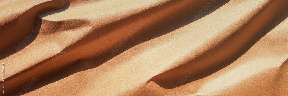Poster subtle texture of medium brown kraft paper with a unique diagonal grain pattern