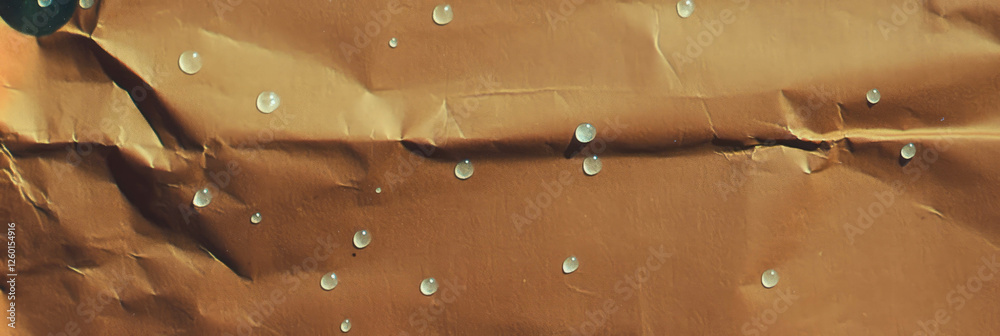 Poster detailed texture of medium brown paper featuring small circular spots and varied patterns