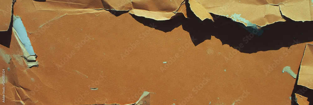 Poster texture of medium brown paper with light flecks and varying surface characteristics