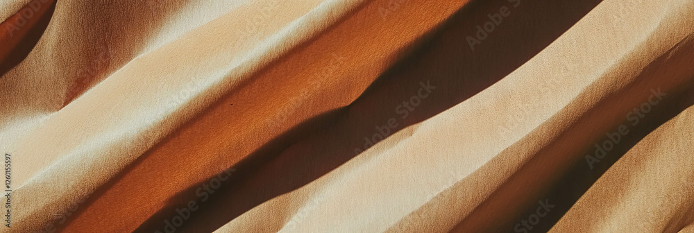 Poster Medium brown textured paper showcasing subtle grain patterns and smooth surface variations