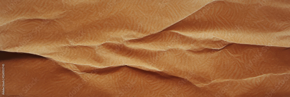 Poster texture of medium brown paper with subtle grain and uneven surface details under soft light