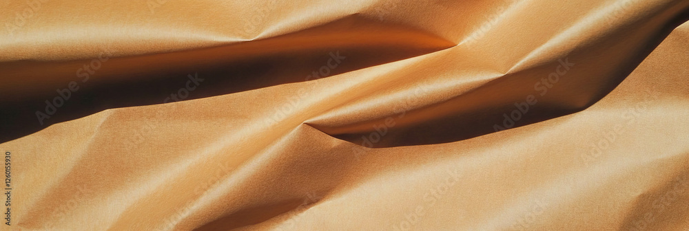 Aufkleber Medium brown paper texture with smooth surface and subtle curved grain patterns