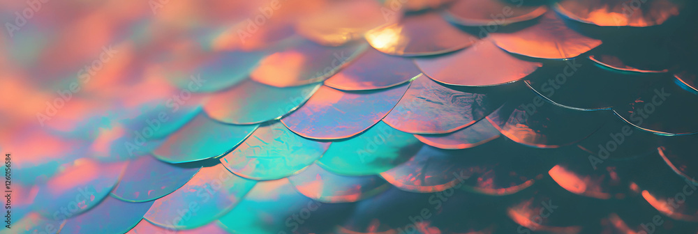 Aufkleber shimmering metallic texture with chameleon effect showcasing shifting colors